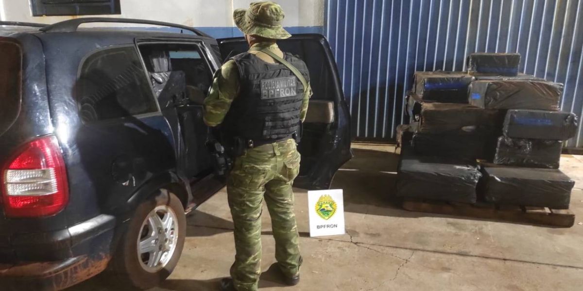 BPFRON apreende cigarros contrabandeados durante Operação Hórus em Itaipulândia