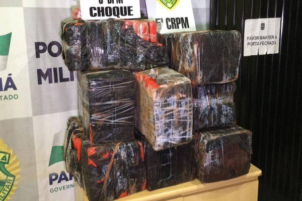 Caminhão carregado com 172 quilos de maconha é apreendido na BR-467