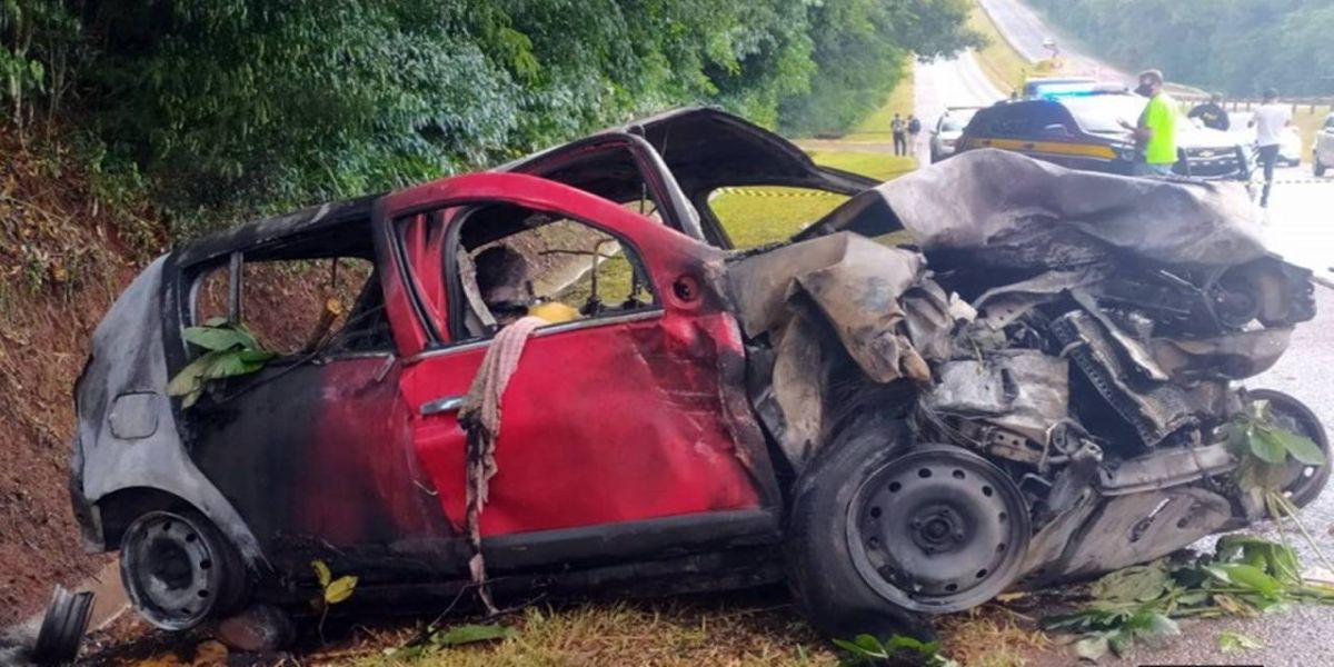 Grave acidente deixa dois mortos na BR-277 em São Miguel do Iguaçu