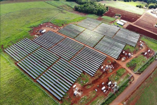 Usina solar da Copel em  Bandeirantes começa a gerar energia