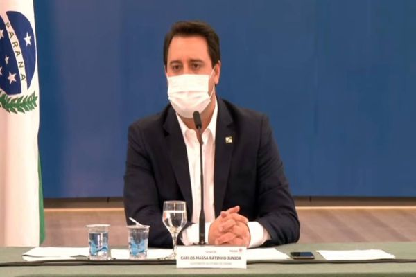 Ratinho Junior prorroga ‘lockdown’ e anuncia outras medidas no Paraná