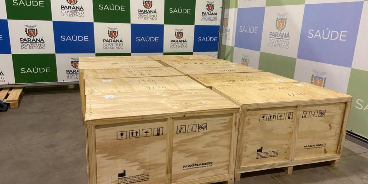 Maior produtora e exportadora de papéis do país, doa mais 15 respiradores com monitores ao Paraná