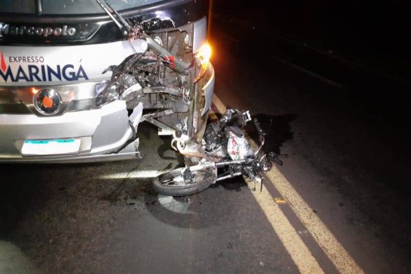 Motociclista de 56 anos tem morte instantânea após colisão frontal na BR-277 em Cascavel