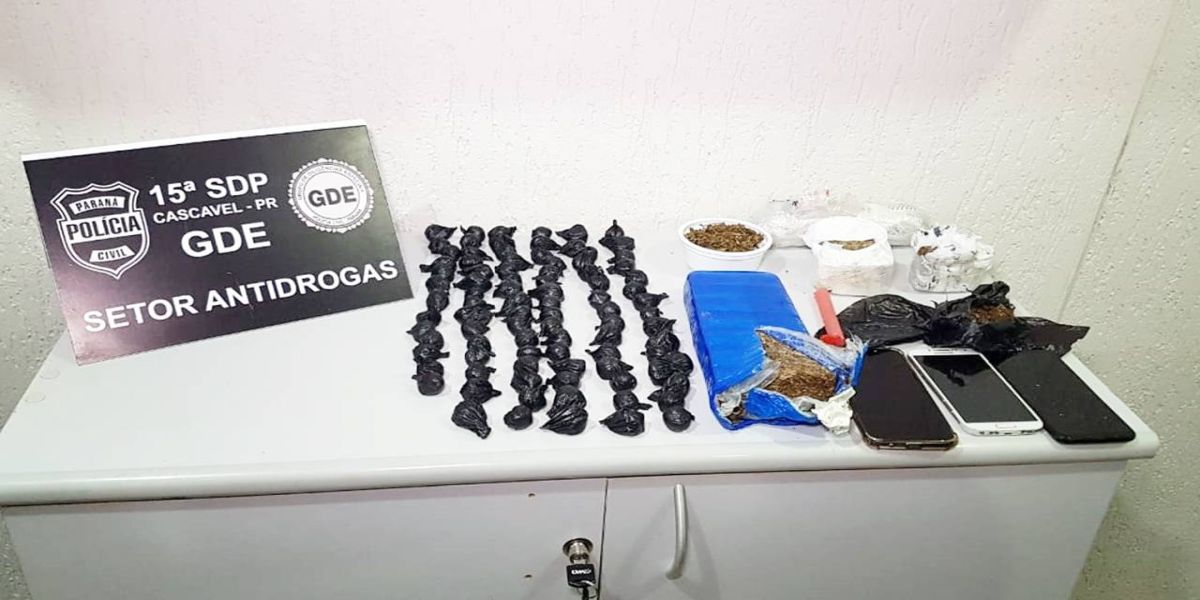 GDE apreende três pessoas por tráfico de drogas no Bairro Universitário