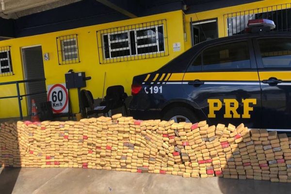 PRF apreende 150 toneladas de drogas no Paraná em 2020 e registra novo recorde histórico