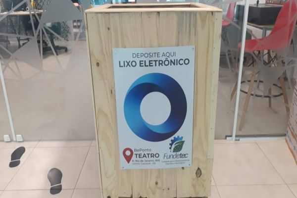 Espaço Criar possui BePonto para coleta de lixo eletrônico