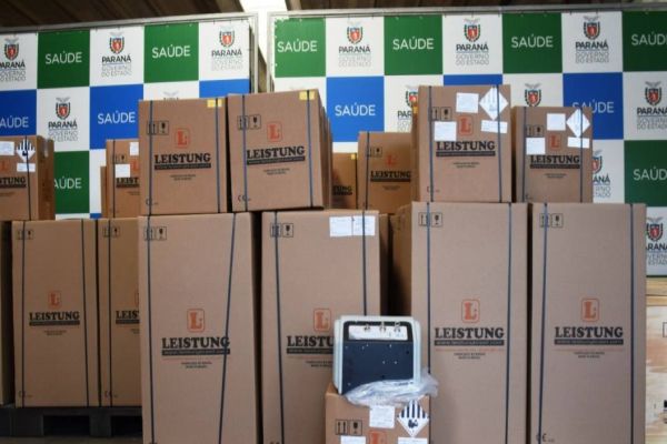 Cooperativas do Oeste doam 37 ventiladores pulmonares para a Secretaria de Saúde do Paraná