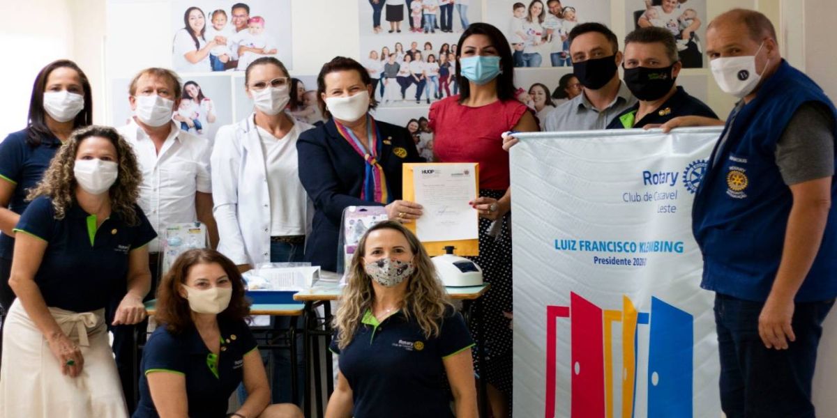 Banco de Leite do Huop recebe doações do Rotary