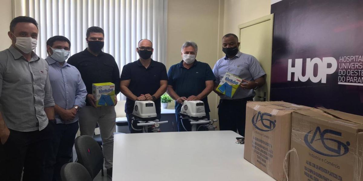 Huop cede equipamentos à Secretaria de Saúde do município para combate da Covid-19