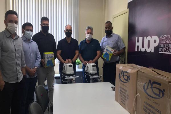 Huop cede equipamentos à Secretaria de Saúde do município para combate da Covid-19