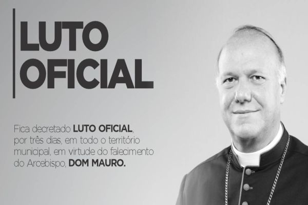 Paranhos decreta luto de três dias pela morte do arcebispo Dom Mauro