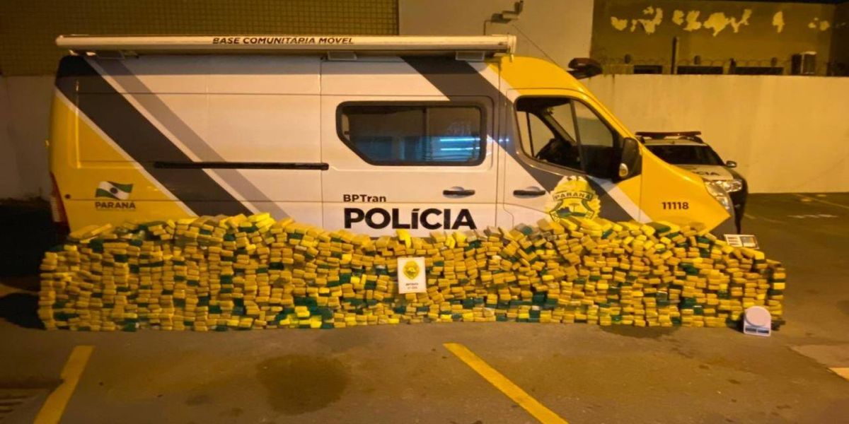 Em abordagem de trânsito, policiais militares apreendem 752 quilos de maconha