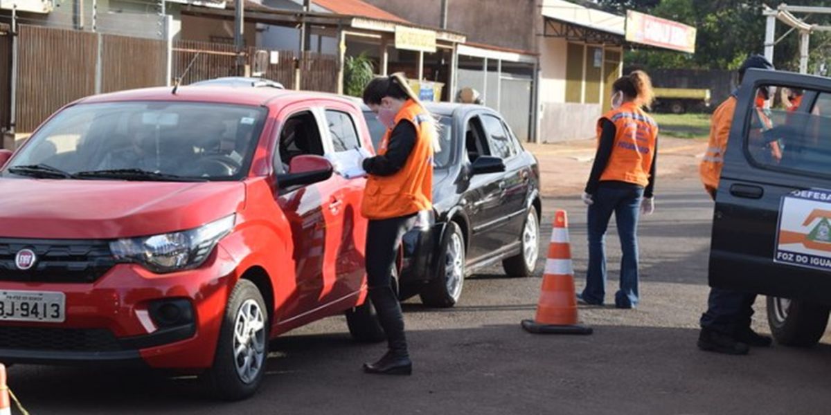 Barreiras sanitárias em Foz serão ampliadas para próximo à Ponte da Amizade