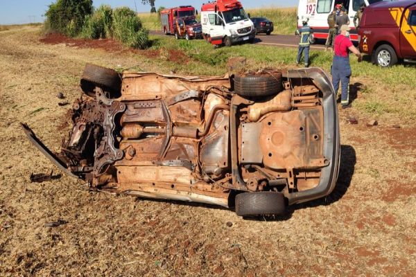 Identificada vitima fatal de grave acidente na PR-486 em Jotaesse