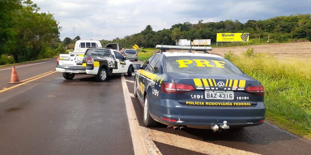 Engavetamento é registrado na rodovia BR-369 Cascavel