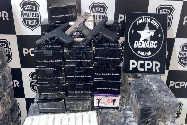 PCPR apreende carregamento de drogas avaliado em R$ 40 milhões