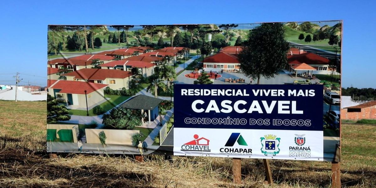 Programa habitacional vai beneficiar idosos com mais de 60 anos em Cascavel