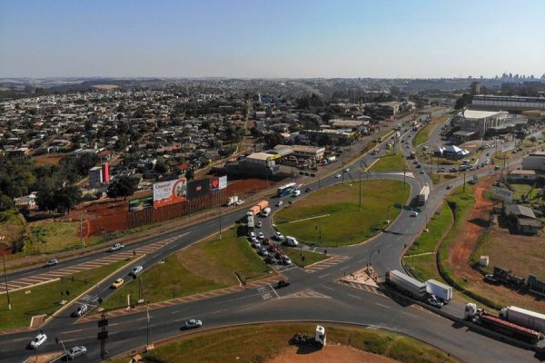 Obras de implantação de terceiras faixas avançam na BR-277
