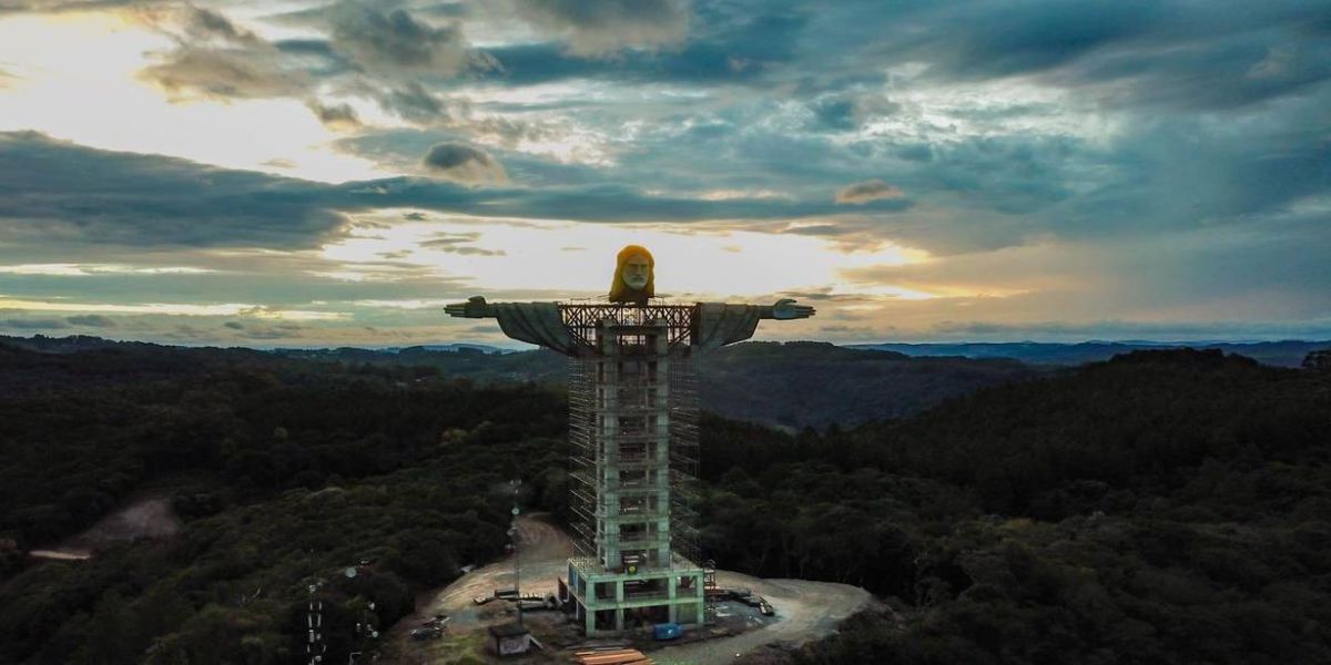 Cidade no Sul do Brasil terá estátua de Cristo maior que a do Rio