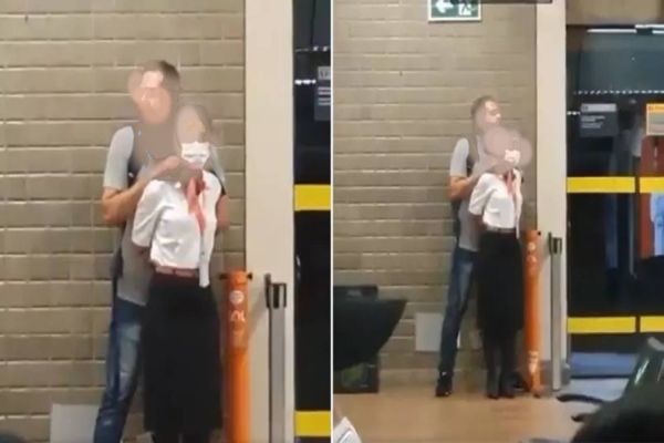Imagem referente a notícia: PM de Foz é preso após fazer mulher de refém no Aeroporto de Guarulhos; vídeo