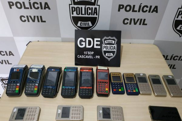 Imagem referente a notícia: GDE prende estelionatário do golpe do cartão no Bairro Tropical em Cascavel