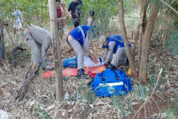 Imagem referente a notícia: Homem é agredido no Conjunto Sanga Funda