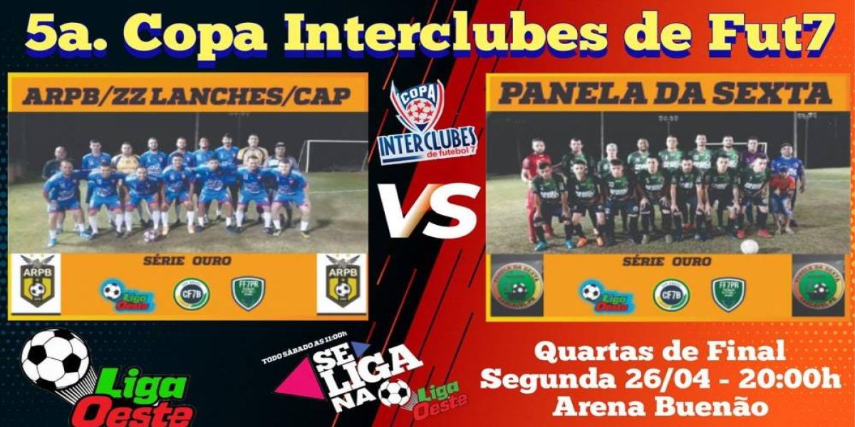 Rodada da 5ª Copa Interclubes de Futebol 7 promete grandes emoções