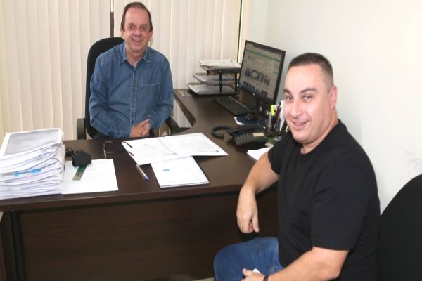 Celso Dal Molin recebe visita e cria parceria com vereador Éveder, de Nova Aurora