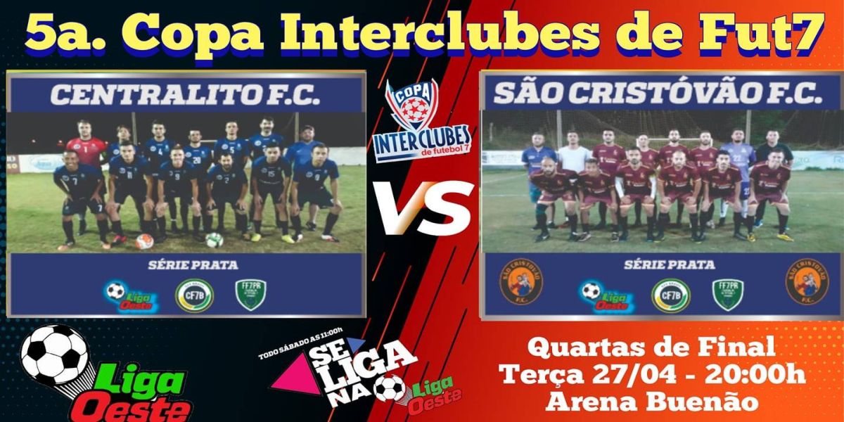 Centralito enfrenta São Cristóvão em busca de uma vaga na semifinal da 5ª Copa Interclubes Prata