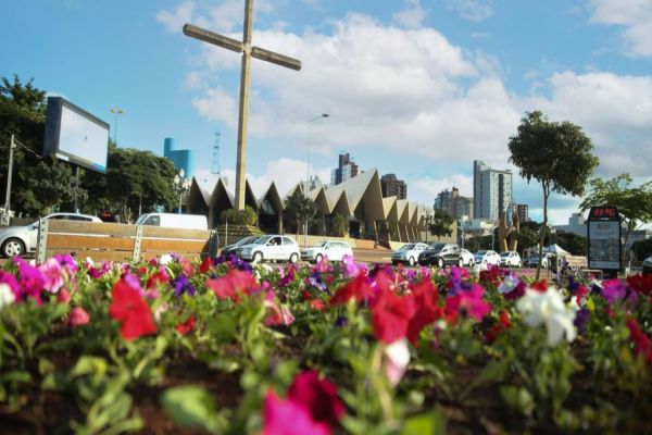 Outono florido em Cascavel