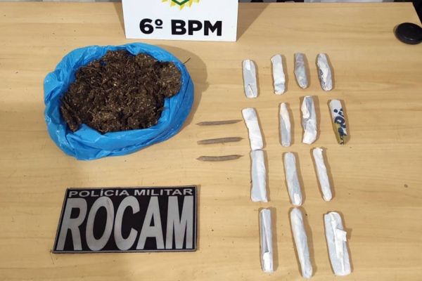Homem é detido por trafico de drogas no Bairro Morumbi