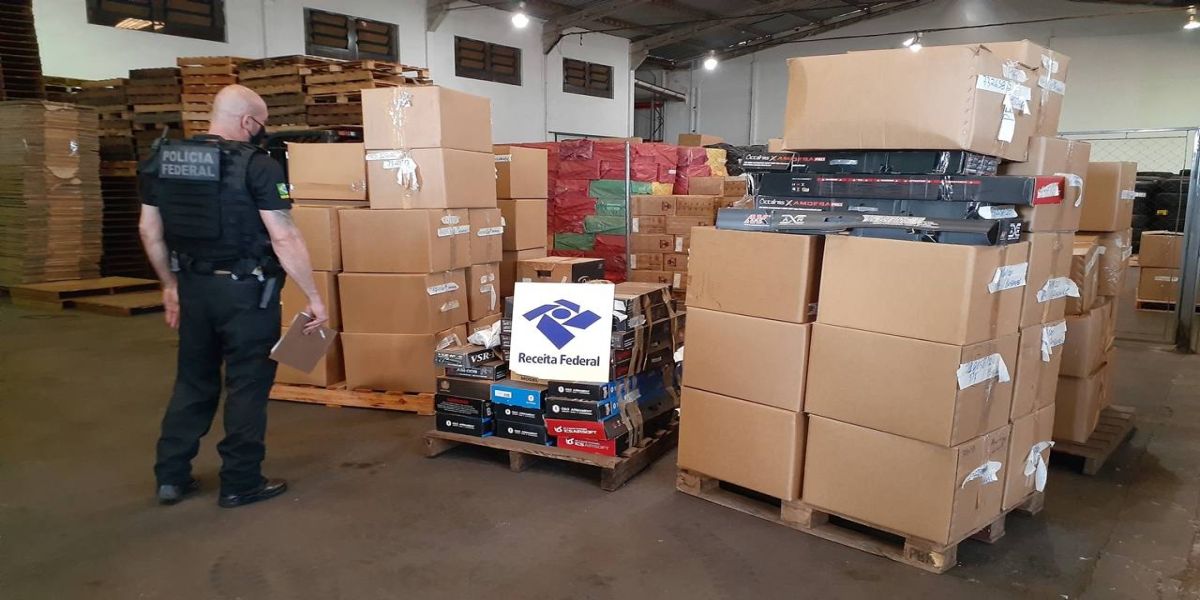 Balanço de mercadorias semestral da Alf Foz equivale a quase 45% das apreensões realizadas no PR e SC