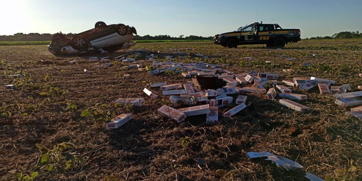 Após fuga e perseguição, PRF prende contrabandista no oeste do Paraná; Veja o vídeo