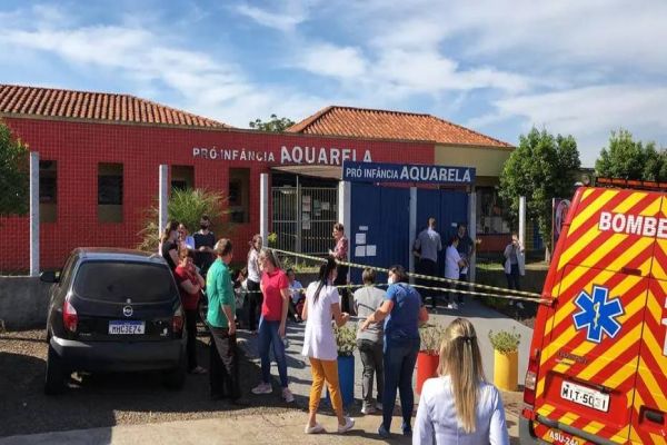 Imagem referente a notícia: Sobe para cinco o número de mortos em ataque a escola infantil em Saudades