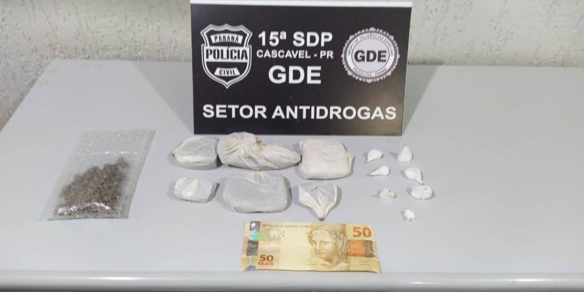 Homem é detido por tráfico de drogas no Bairro Santo Onofre