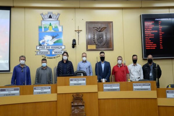 Edson Souza visita câmaras municipais da região com presidente da Acamop