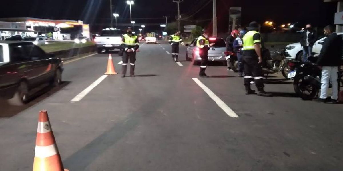 Operações de Trânsito realizadas neste fim de semana resultaram em menos poluição sonora em Cascavel