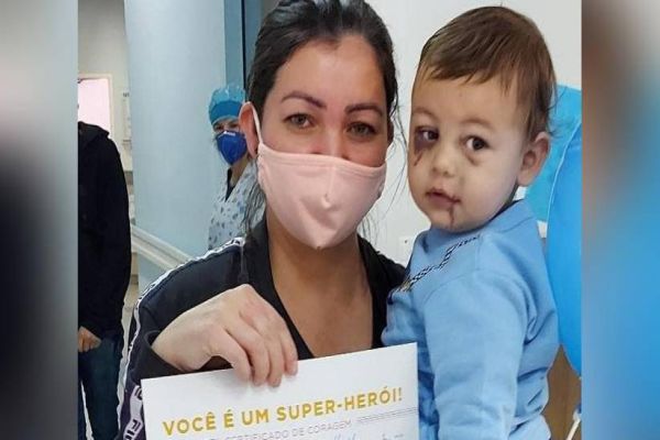 Bebê que sobreviveu a ataque em creche de Saudades recebe alta do hospital