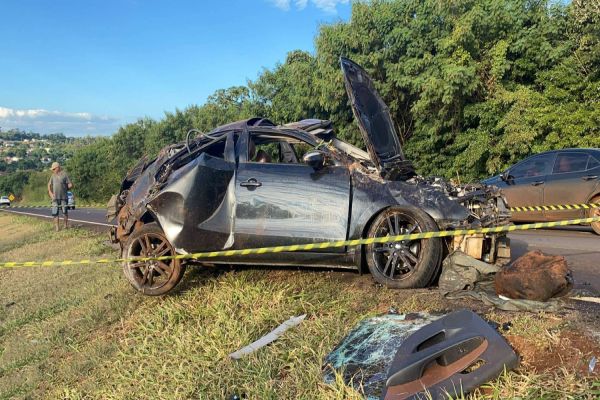 São Miguel: Homem morre em gravíssimo acidente na BR 277