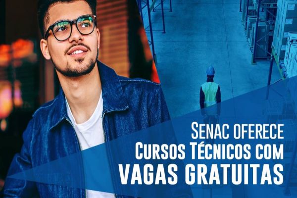 Senac PR oferece cursos técnicos com vagas gratuitas para o segundo semestre