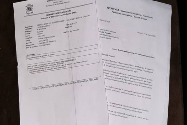 Sismuvel oficializa pedido de reunião com Leonaldo Paranhos, em busca de melhorias para a classe