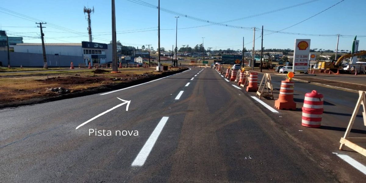 Ecocataratas libera nesta sexta (14), o tráfego na nova pista de acesso ao Trevo Cataratas