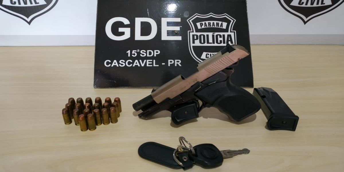 Homem é detido por posse ilegal de arma de fogo no Bairro Maria Luiza