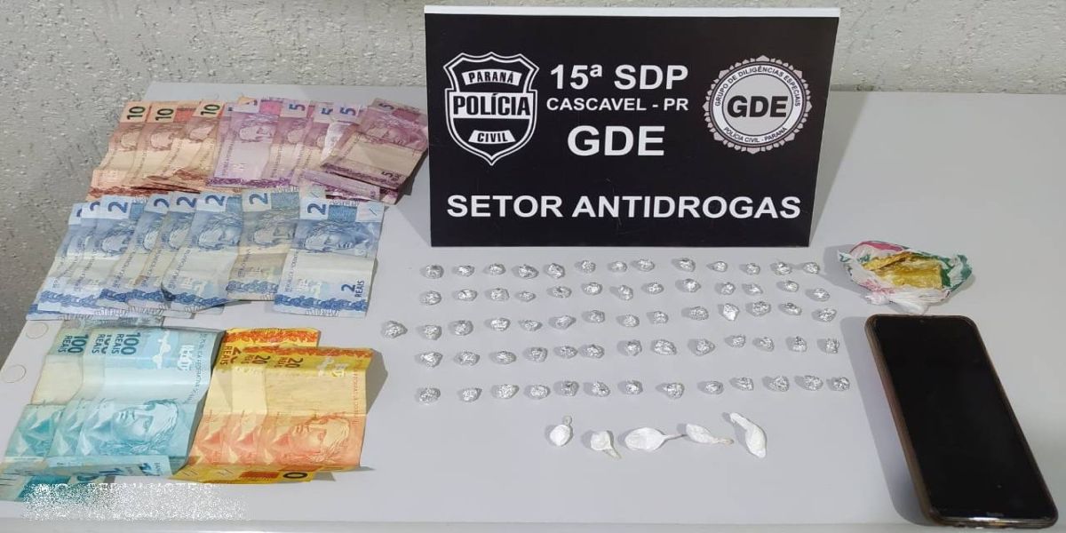 GDE Cascavel apreende mãe e filha envolvidas no tráfico de drogas no Conjunto Abelha