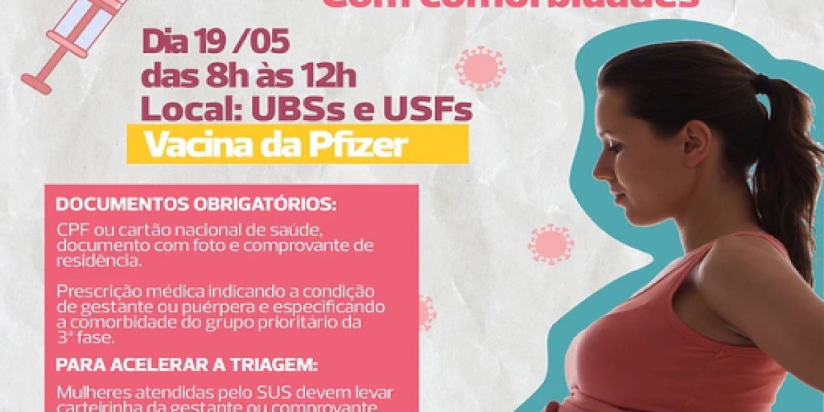 Cascavel recebe primeiro lote da Pfizer e inicia vacinação de gestantes com comorbidades