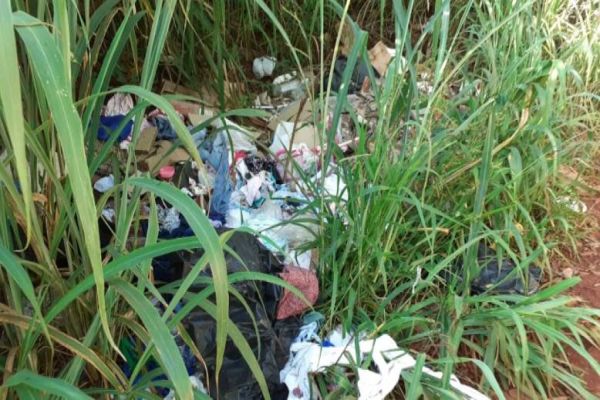 Ecocataratas faz alerta sobre descarte de entulhos às margens da BR-277