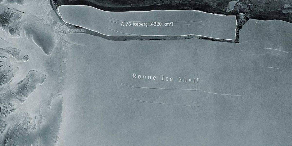 Iceberg que tem 3 vezes o tamanho da cidade de SP se separa na Antártica e se torna o maior do mundo