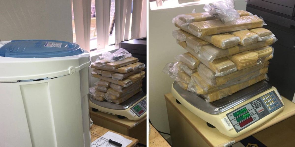 Polícia Federal apreende 16kg de maconha escondida dentro de centrífuga em Foz do Iguaçu/PR
