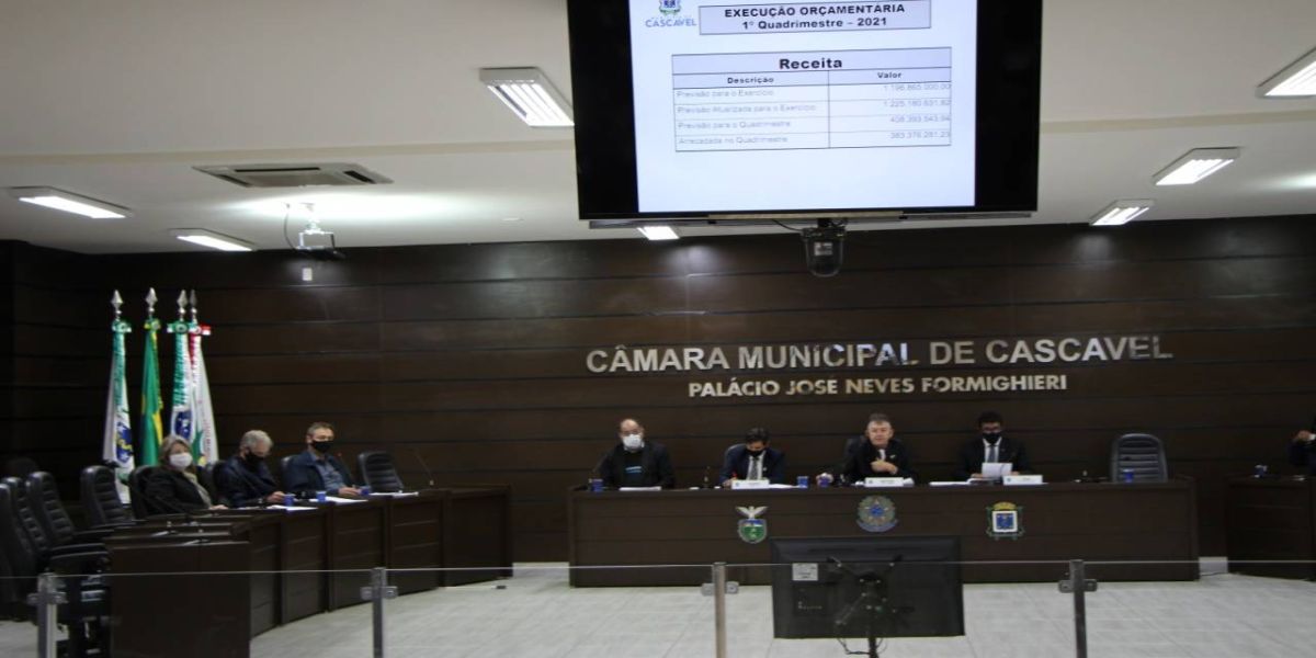 Finanças presta contas do quadrimestre na Câmara de Vereadores