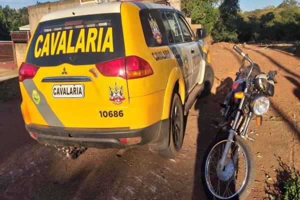 Polícia Militar recupera motocicleta furtada na casa de vítima de homicídio
